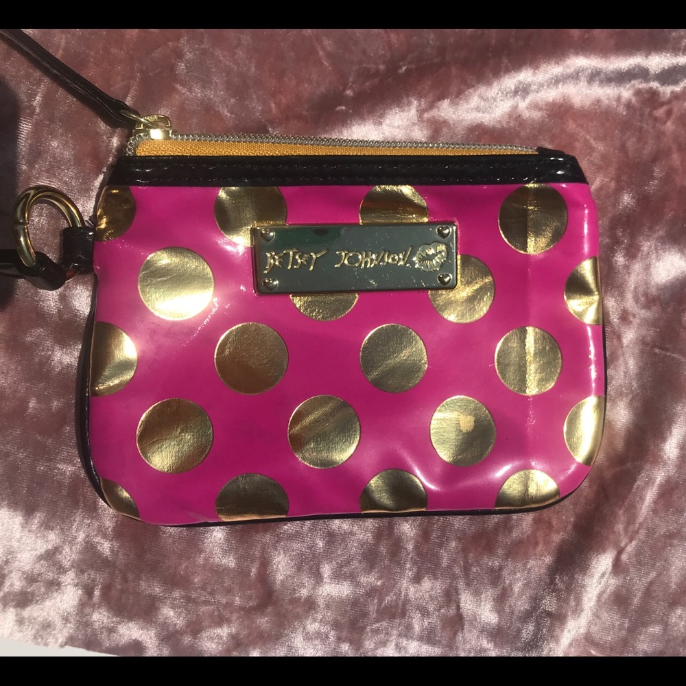 Betsy Johnson wristlet